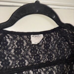 Free people black lace dress